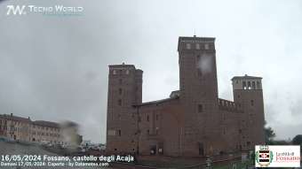 Webcam Fossano: Castello dei Principi d'Acaja