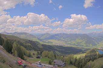 Webcam Kitzbuhel: Hahnenkammbahn Bergstation