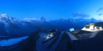 Webcam Riffelalp: roundshot 360° Panorama Gornergrat - Matterhorn Gotthard Bahn