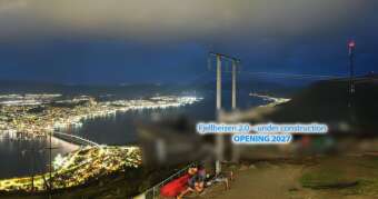Webcam Tromsø: PANOMAX Fjellheisen Tromsø