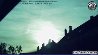 Webcam Neumarkt i.d.OPf.: Il Cielo in Direzione Sud-Est