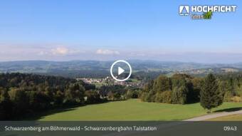 Webcam Schwarzenberg am Böhmerwald: Schwarzenbergbahn Talstation