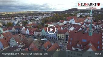 Webcam Neumarkt i.d.OPf.: Münster St. Johannes Turm