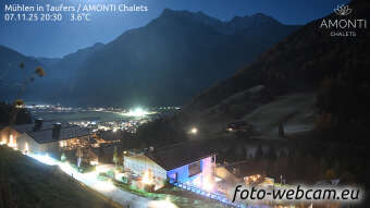 Webcam Mühlen in Taufers: HD Panorama Mühlen in Taufers