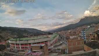 Webcam Huaraz: View over Huaraz
