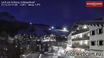 Webcam Lech am Arlberg: HD Panorama Schmelzhof
