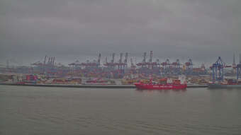 Webcam Amburgo: Burchardkai Containerterminal
