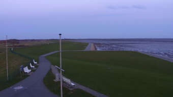 Webcam Büsumer Deichhausen: Vista desde Achtern Diek