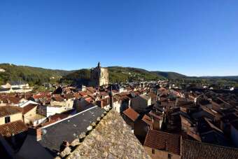 Webcam Villefranche-de-Rouergue: Udsigt over Villefranche