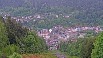 Webcam Bad Wildbad: Vista desde la Montaña Sommerberg