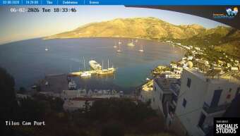 Webcam Tilos: Puerto de Tilos