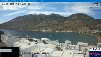 Webcam Kamárai (Sifnos): Hafen von Sifnos