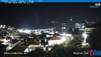 Webcam Chora Skopelos: Vue sur Chora Skopelos