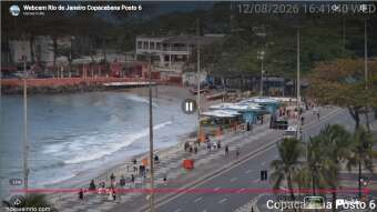 Webcam Río de Janeiro: Copacabana Posto 6