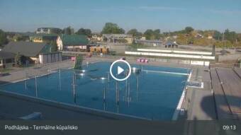 Webcam Podhájska: Termálne Kúpalisko